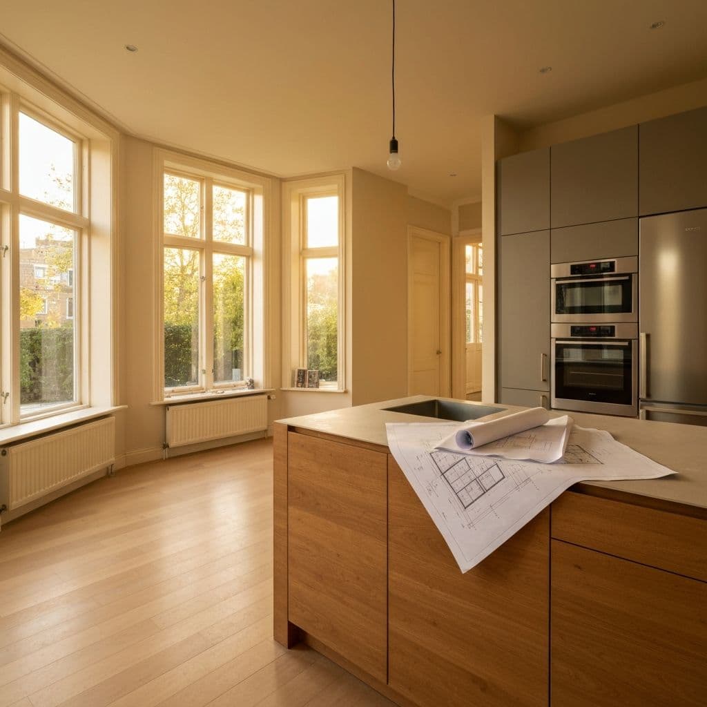 Woning verbouwing in volle gang